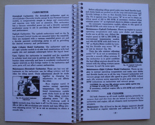 Manual Chevrolet Marta Rocha - 1957