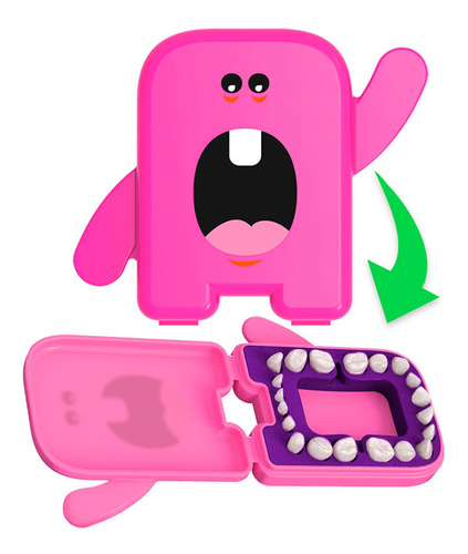 Álbum Angie Oral Care con soporte para dientes de leche, color naranja liso