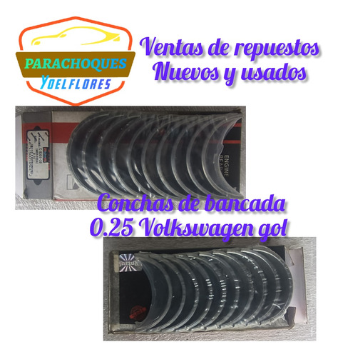 Conchas Bancadas 0.25 Volkswagen Gol 