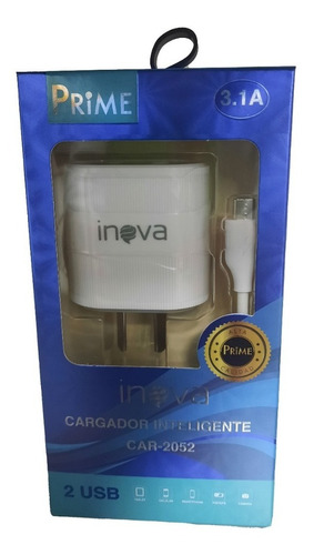 Cargador Celular Carga Rapida Inova 3.1 V8 Micro Once