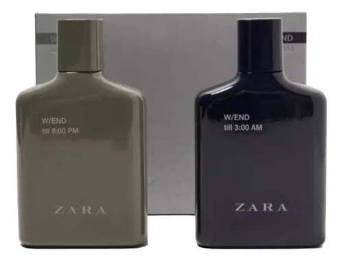 Zara Pack W/end 8.00 Pm + W/end 3:00 Am 100ml - Hombre