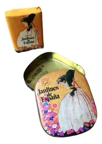 Antigua Latita Con Su Jabón Jardines De España