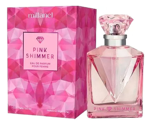 Pink Shimmer Eau De Parfum Mujer Perfume Millanel 100ml