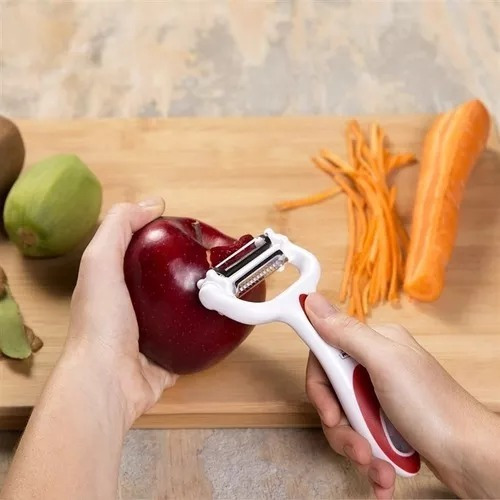 Imagem 3 de 6 de Peeler Descascador De Frutas E Legumes 3 Em 1 - Prana