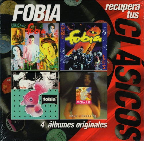 Recupera Tus Clasicos - Fobia - 4 Discos Cd - Nuevo