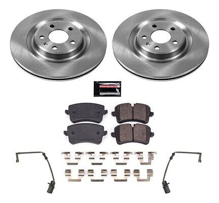 Koe8850 Powerstop 2-wheel Set Brake Disc And Pad Kits Re Ttl