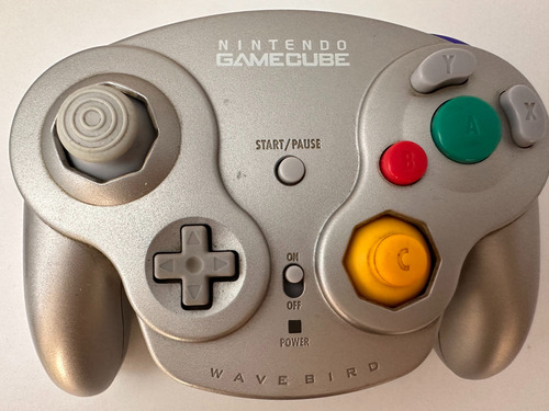 Control Nintendo Gamecube Wavebird Original Incluye Receptor (Usado)