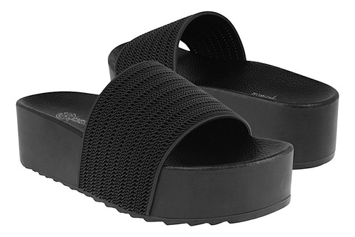 Sandalias Dama Furor 24037 Sintético Negro