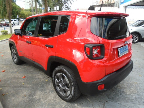 Renegade Sport 1.8 Automática 2016 Vermelha Flex Completa