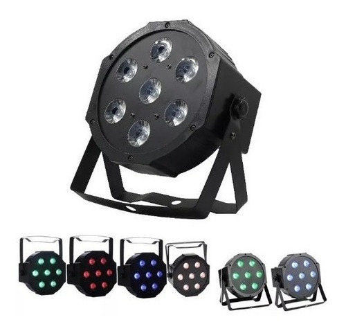 Foco Par 7 Led Dmx 4en1 Rgbw 