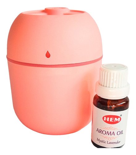 Aromatizador Humidificador Usb Con Luces + Aceite Esencial