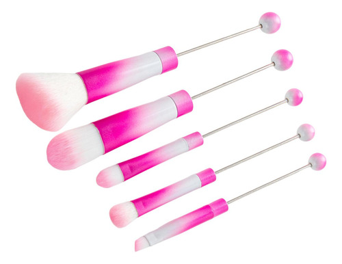 2 X 5 Piezas De Brochas Cosméticas Para Sombra De Ojos Con