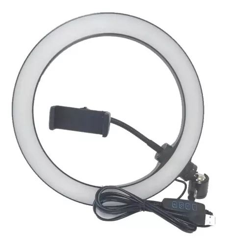 Aro Luz Led 26cm Anillo Selfie Tripode Chico Estudio Obelisc