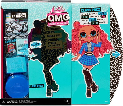 Lol Omg Serie 3 Muñeca Class Prez Con 20 Sorpresas Fashion