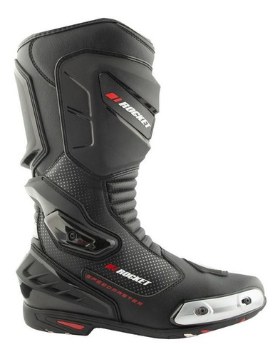 Imagen 3 de 9 de Bota Joe Rocket Speedmaster Larga Negro Para Moto