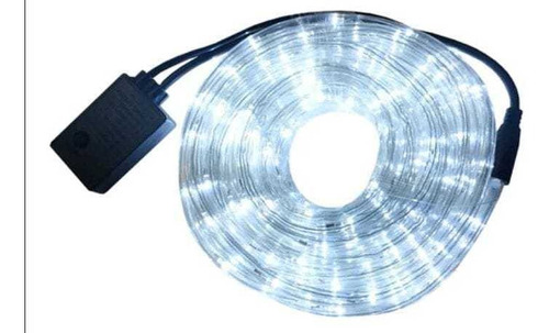 2 Mangueras Navideña Led 10 Mts Color Blanco Frio