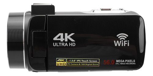 Videocámara Digital (4k, 56 Mp, Hd, Zoom 18x, 3 Pulgadas)