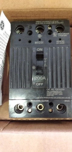 Breaker Tqd 2x150 Amp Marca General Electric Industrial