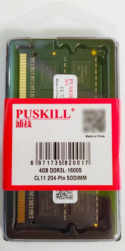 Imagen 1 de 1 de Memoria Ram Para Laptop Ddr3l 1600 Mhz Pc3l-1600 4gb Nueva