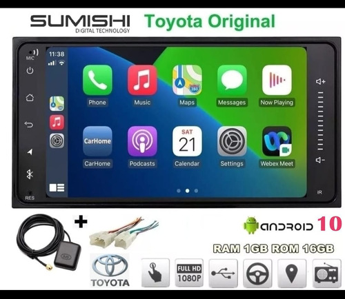 Stereo Multimedia Toyota Hilux Rav4 Prado Android Wifi Gps