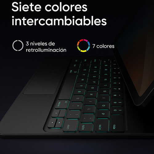 Funda Inteligente Mcdodo KB7193 Con Teclado Para iPad PRO 13'' Color Negro