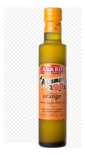 Azeite Extra Virgem Italiano Asaro 250ml Laranja