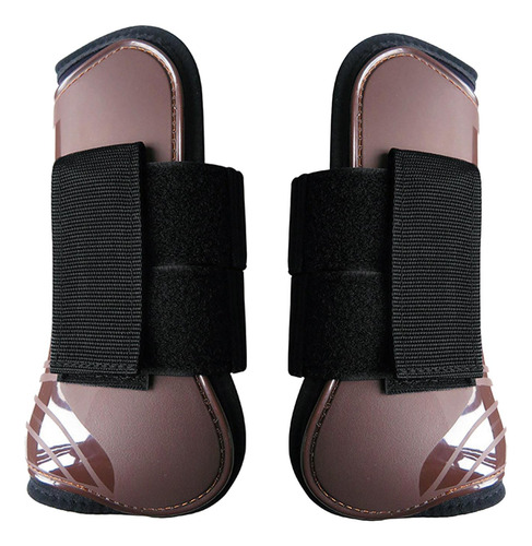 Botas Traseras Delanteras De Caballo Protección Marrón Xl