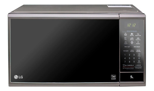 Forno Micro-ondas LG EasyClaen 30L c/ 17 Receitas Pré Programadas 127V MS3095LR