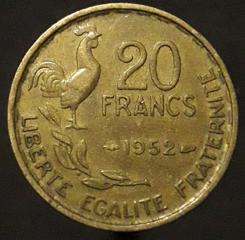 Moneda Francia 20 Francos 1954