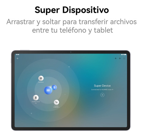 Tablet Huawei Matepad 11.5 8GB+128GB, Pantalla FullView de 11,5" y 120 Hz, Batería de 7700 mAh, Tableta con Teclado, Gris - Excelente (Reacondicionado)