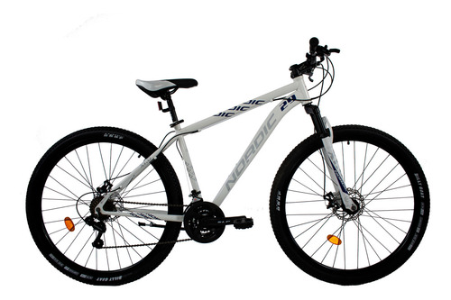 Bicicleta Mtb R29 Nordic X 1.0 freno disco Blanco/gris/azul L