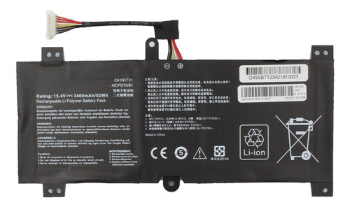 Bateria Compatible Con Asus Gl504 Facturada