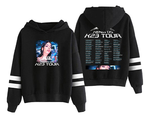 Sudadera Con Capucha Kenia Os K23 Tour Pop Singer Merch Pock