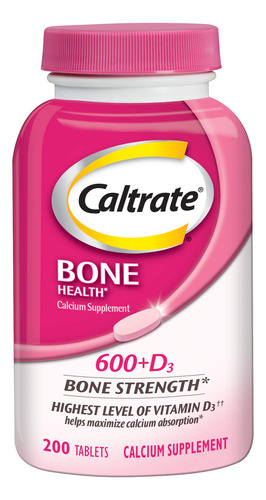 Comprimidos De Suplemento Caltrate 600 Plus D3 Calcium 600 M