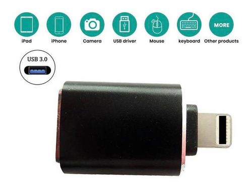 Adaptador Usb Otg Para iPhone iPad - Lector Memorias Usb