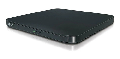 Imagen 1 de 3 de Grabador Dvd Externo Usb Negro LG Ref 8x Sp80nb80 8x