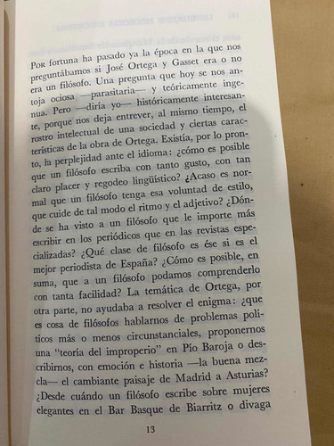 Libro Jose Ortega Y Gasset