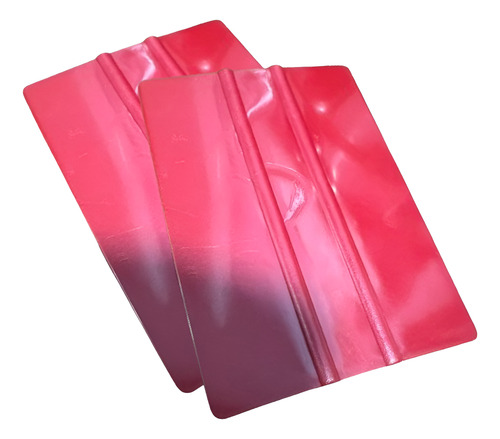 2 Pleca Squeegee Roja Aplicador Pelicula Y Vinil Profesional