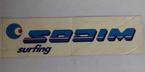 Calco Sodim Surfing 1980s Windsurf Adhesivo Exterior Sticker