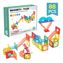 Comprar Bloques Para Armar Magnéticos Magnetic Tiles 88pieza En Caja Cantidad De Piezas 88 Versión Del Personaje Bloques De Construccion