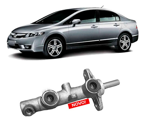 Cilindro Mestre Freio C/abs Honda New Civic 2007 À 2011 Novo