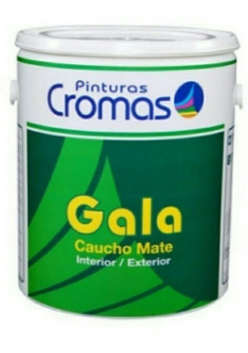 Pintura Blanca Cromas Gala Clase A Caucho Alta Calidad 