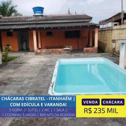 Chácara Em Boa Localização Com Edícula Em Itanhaém Litoral