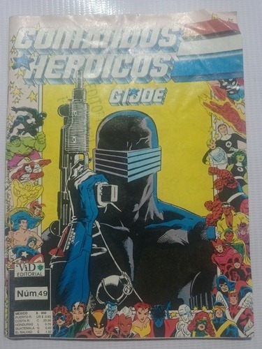 Gi Joe Comandos Heróicos Ed. Vid No. 49 Comic Vintage 1990