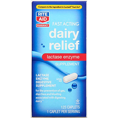 Rite Aid Fast Acting Lácteo Relief Lactase Enzima - Scuuh