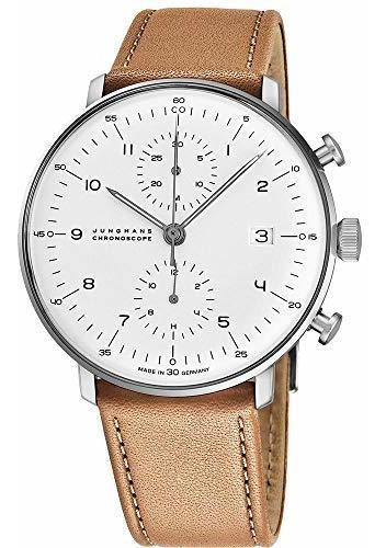 Junghans Max Bill Chronoscope Hombre Del Reloj Cronógrafo Au