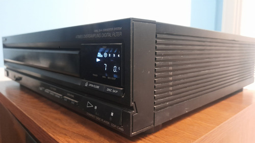 Player, Reproductor De Cd Sony Cdp-c400 Negro (Usado)