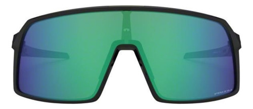 Gafas de sol Oakley Sutro Oo9406 0337 Prizm verdes con espejo, color negro
