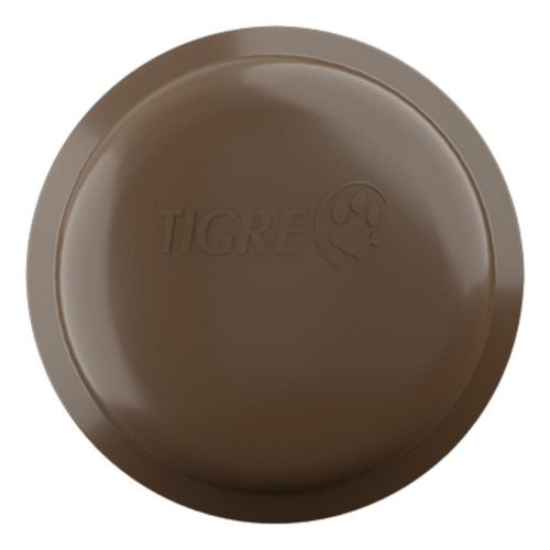 Kit 5 Cap Tampão Soldável Pvc Marrom 1/2 Polegada 20 Tigre
