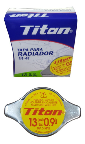 Tapa Radiador 13lbs 0.9 Titan Tr41 Baja Chery Arauca Toyota